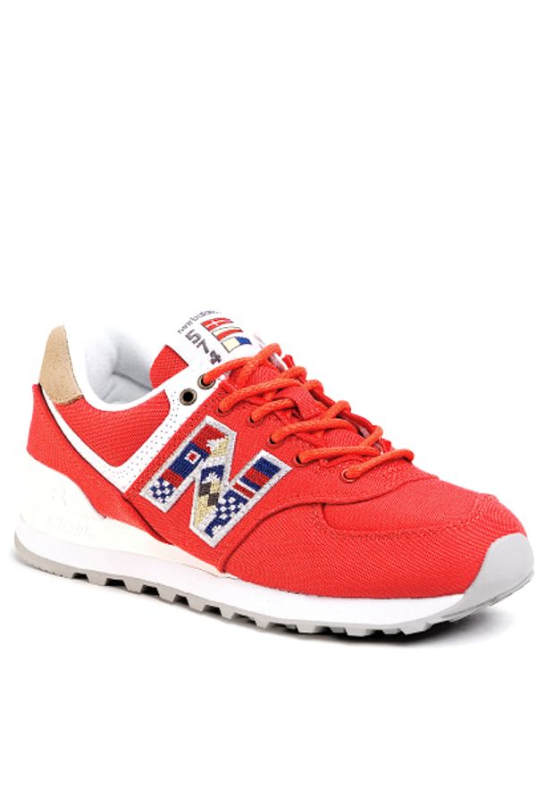 Red flat sneakers cheap