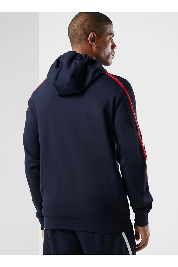 Tommy Hilfiger Sweat Zippe Capuche 7553 Bleu Marine Trendyol