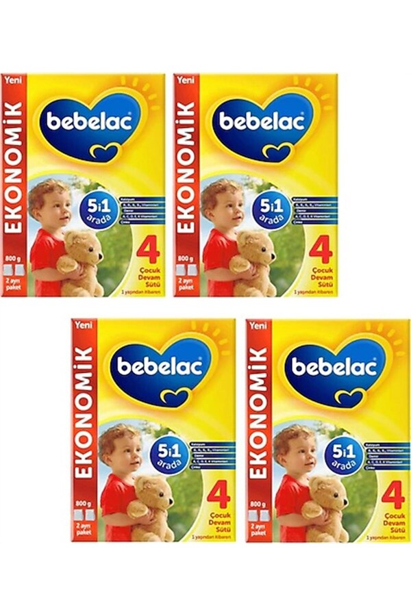 Bebelac 4 Numara 800 GR 12+ Ay 4`lü Avantaj Paketi (3200GR)
