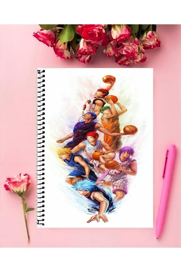 ROLLAS STORE-Kuroko No Basket Anime Ring Notebook - A4 Size Medium Size 1