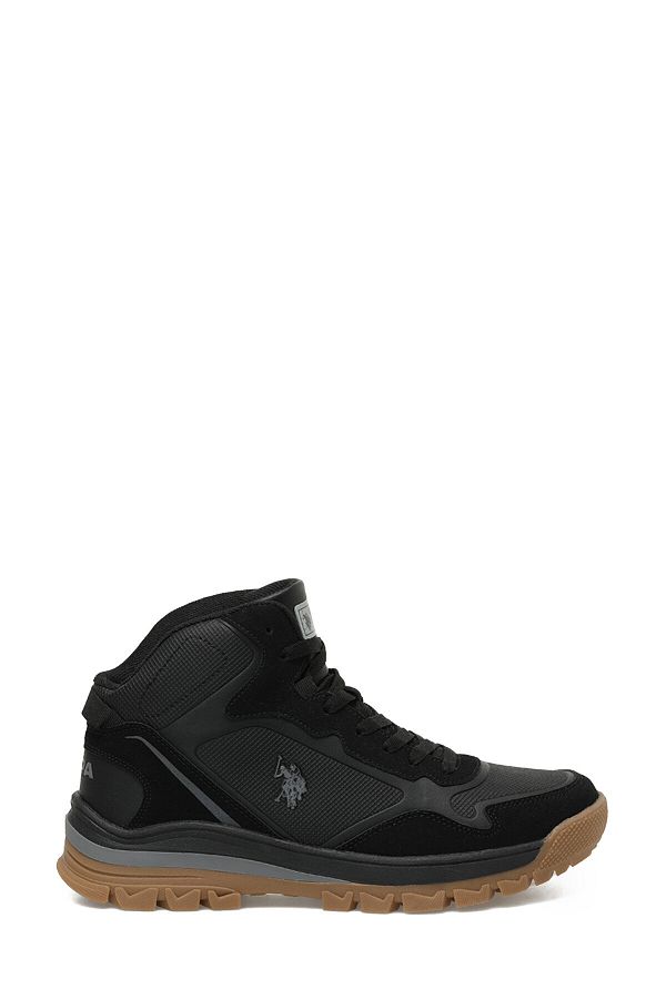 U.S. Polo Assn. SAGAN HI 3PR Black Men s Outdoor Boots Trendyol