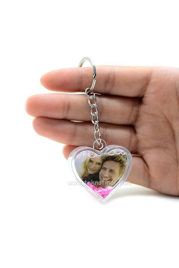 Mini snow globe keychain hot sale