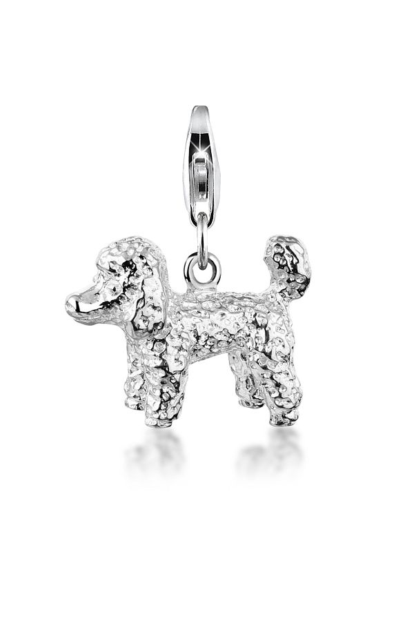 Nenalina-Charm Pudel Hund Anhänger 925 Ayar Gümüş 1