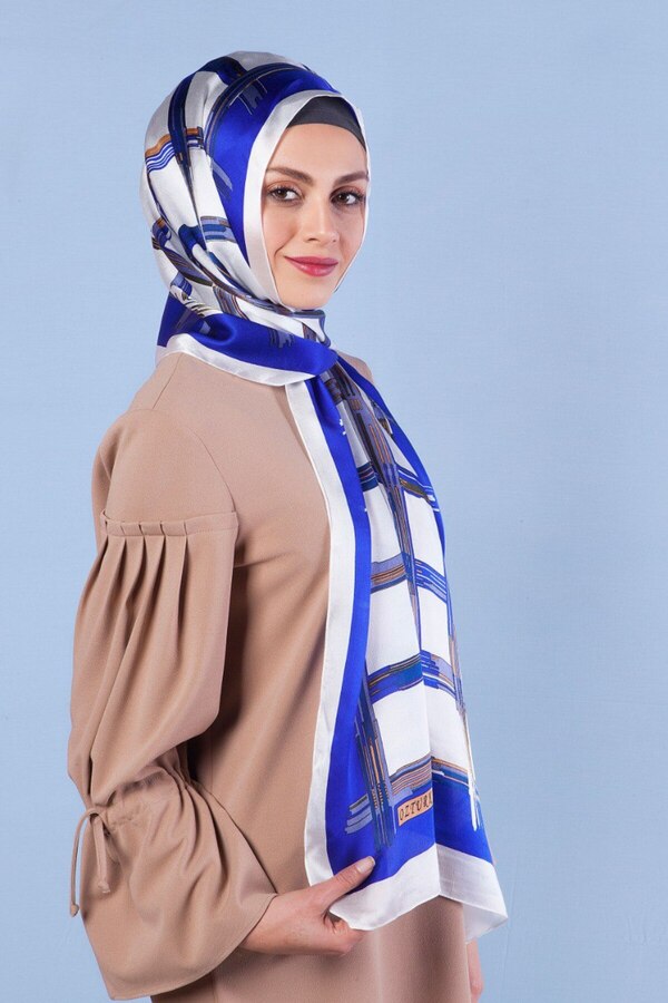 AWAM SILK-AWAM SILK 100% Pure Silk Scarf Shawl 180*50 1