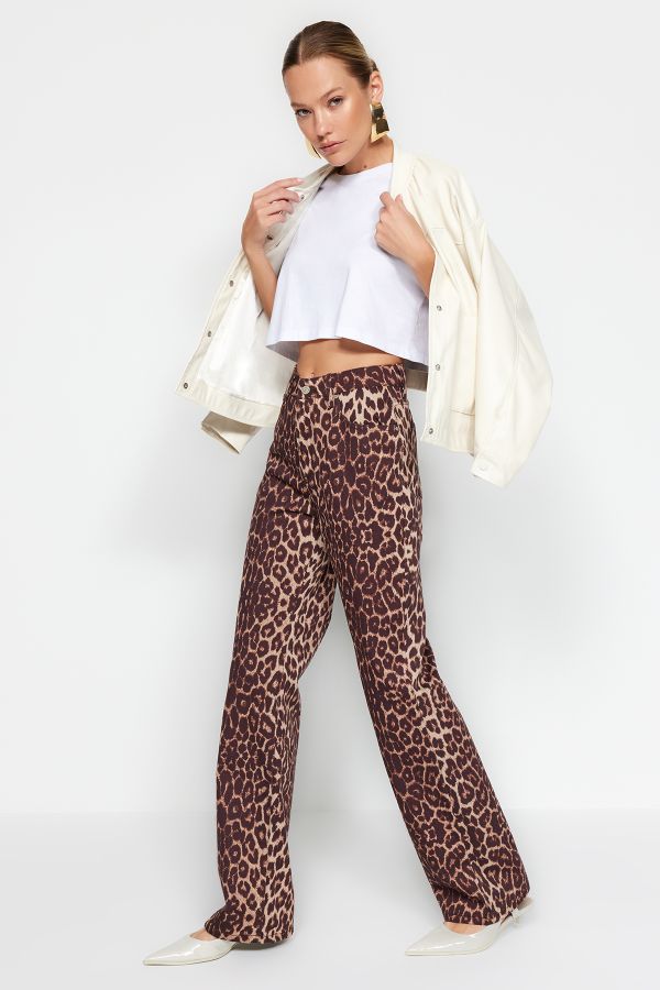 Trendyol Wide Leg Woven Trousers 2024, Buy Trendyol Online