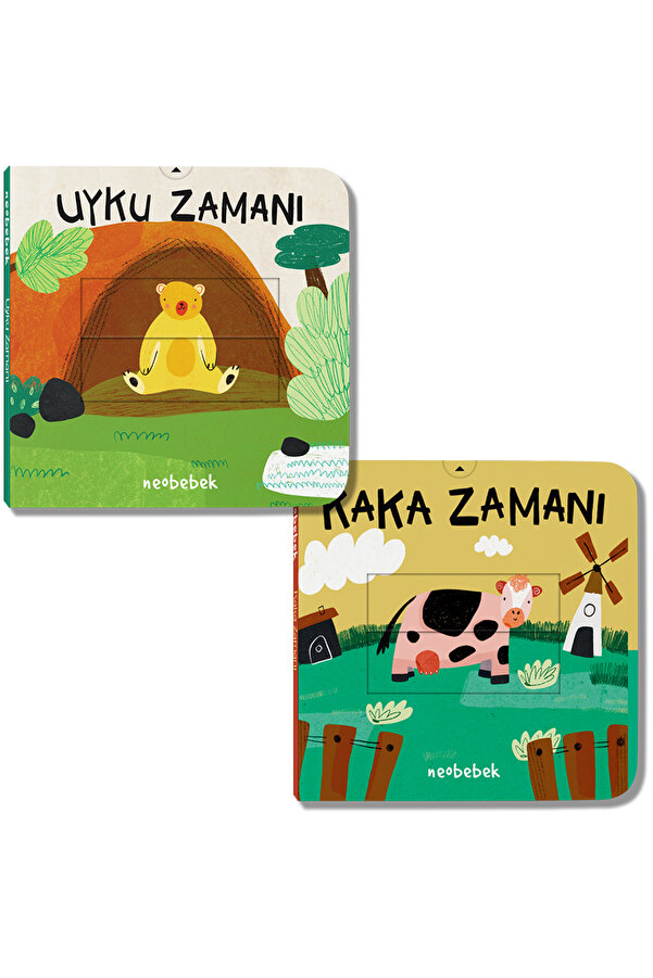 Neobebek Çek ve Gör Hareketli Kitap Seti (2 Kitap)