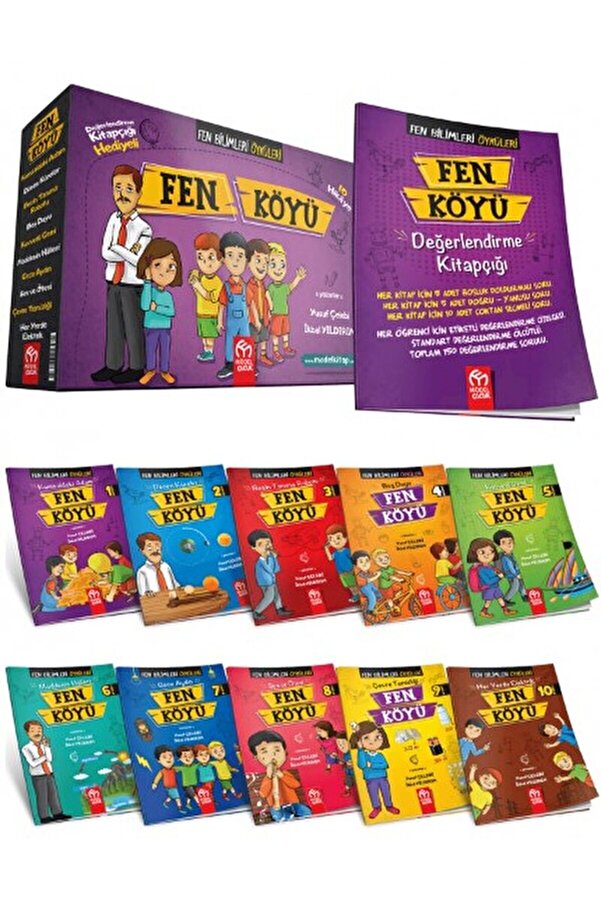 Model Eğitim Yayınları Fen Köyü Hikaye Serisi (10 Kitap) / Yusuf Çelebi / Model Eğitim Yayıncılık / 9786257056472