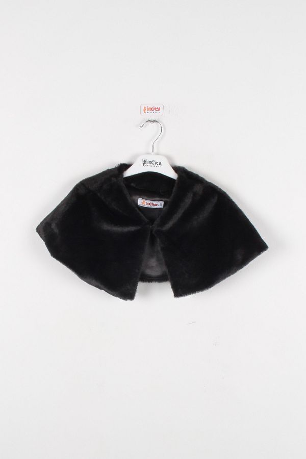 incity-Girl's Plush Bolero 1