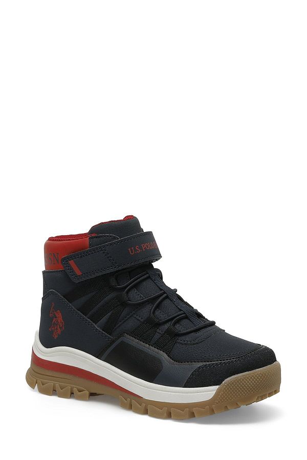 Navy polo boots top