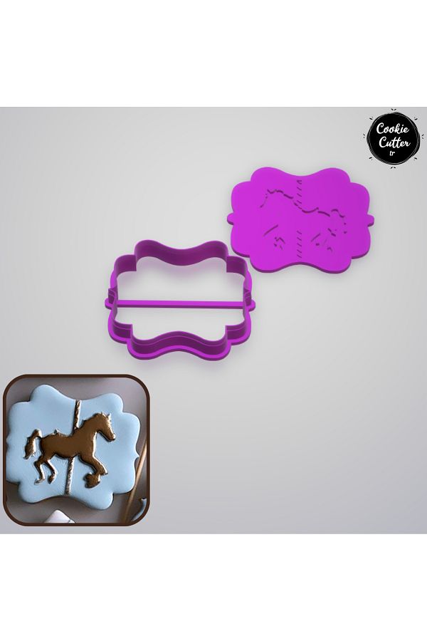 cookiecutter-Carousel Cookie Mold 1