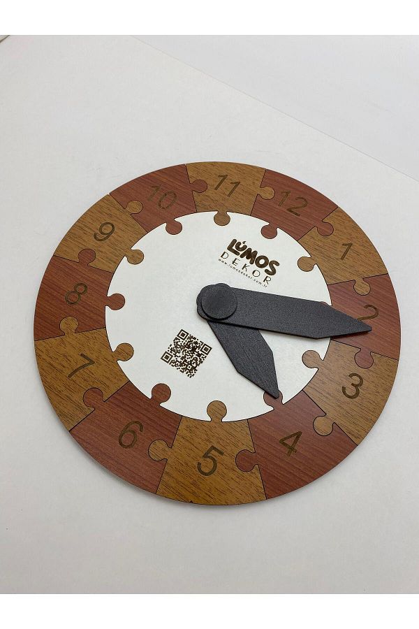 lumos dekor-Colorful Circle Clock Puzzle 1