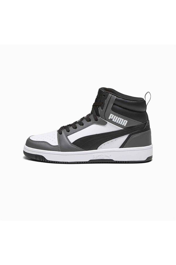 Black and white high top pumas online