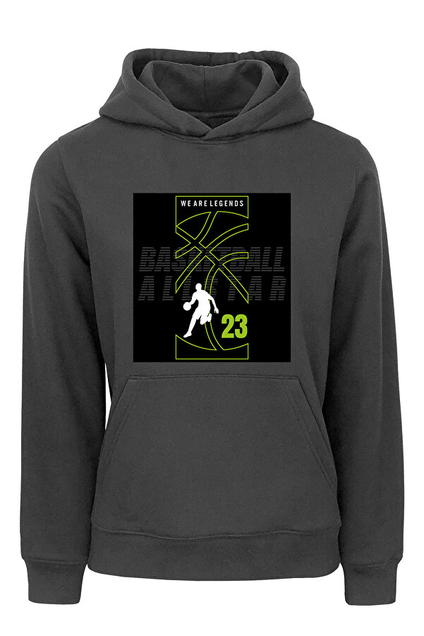 ADA BEBEK ÇOCUK Unisex Oversize Basketbol All Star Çocuk Sweatshirt