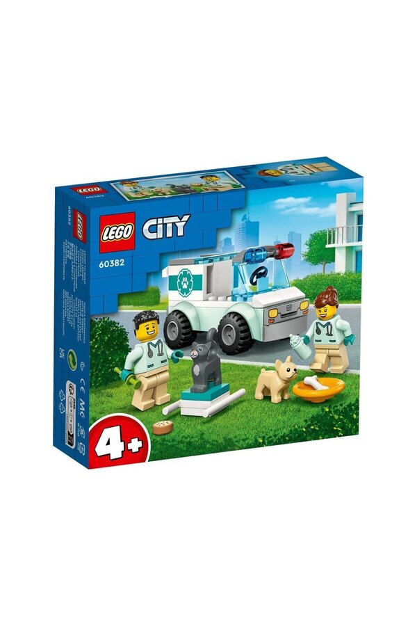 LEGO FABBATOYS 60382 Lego City - Veteriner Kurtarma Aracı 58 parça +4 yaş