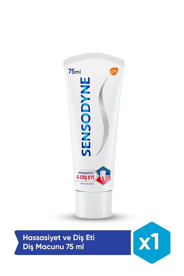Sensodyne-معجون حساسية و اللثة 75 مل × 2 قطعة 1