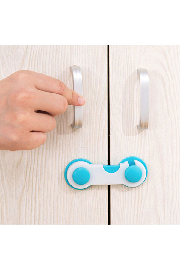 Elite Avm Çocuk Koruma Dolap Çekmece Buzdolabı Kilidi Geçmeli 2 Adet