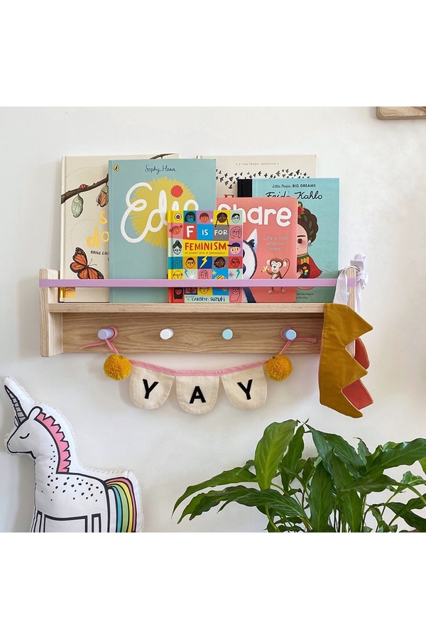 Genel Markalar Ahşap Çocuk Odası Bebek Odası Montessori Raf, Kitaplık, Askılık
