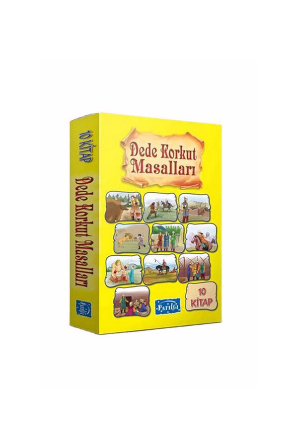 Parıltı Yayınları 1. Sınıf Hikaye Okuma Kitabı Dede Korkut Masalları 10 Kitap Set