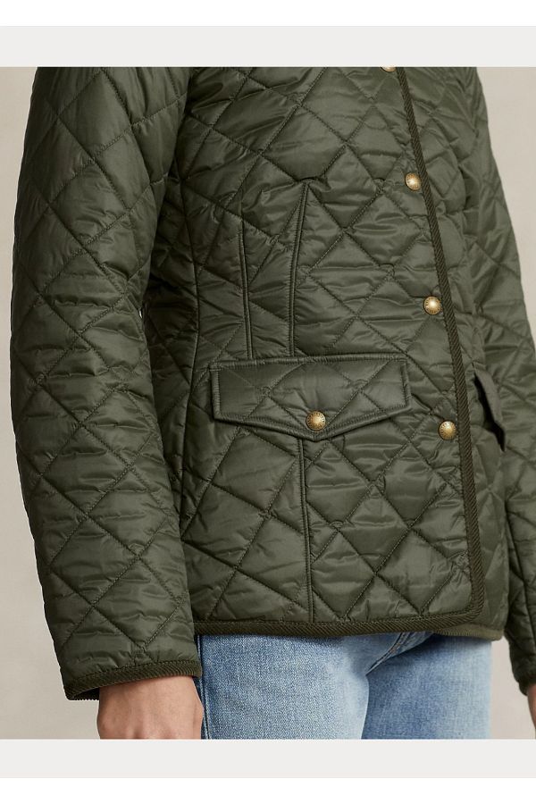 Ralph Lauren Winter Jacket Green Regular fit Trendyol