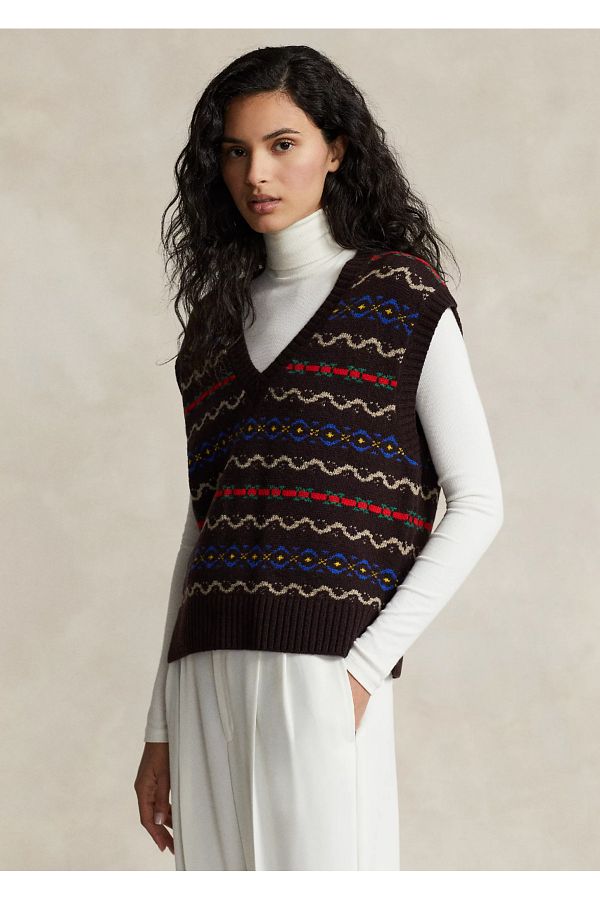 Ralph lauren sleeveless jumper deals