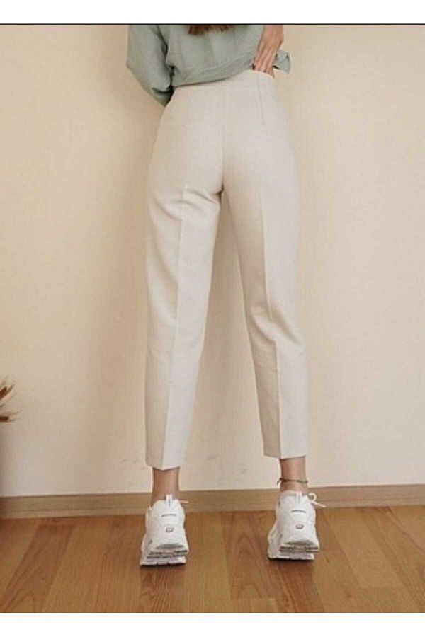 Zara carrot cropped trousers cheap