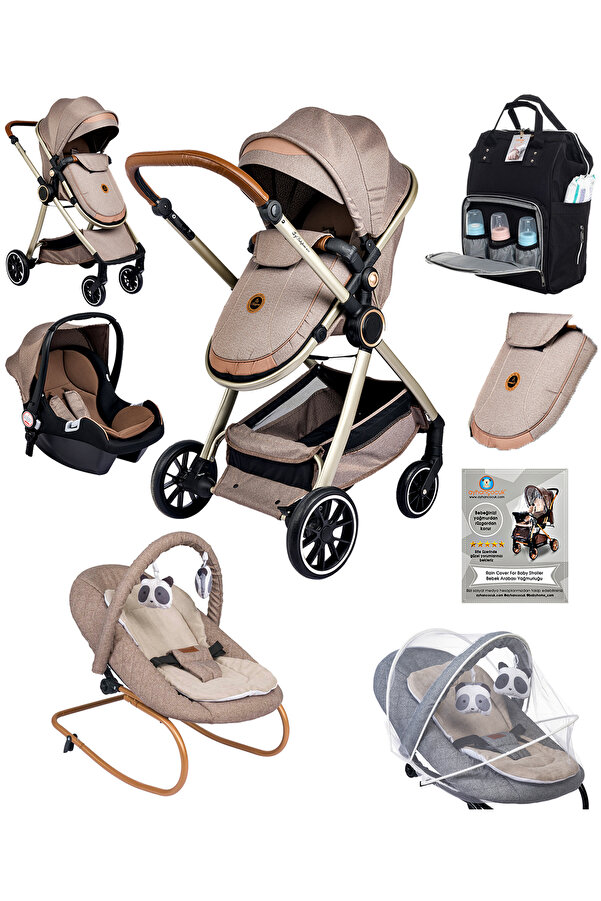 Baby Home 7 In 1 Yeni Doğan Full Set 990 Travel Sistem Bebek Arabası 330 Ev Tipi Ana Kucağı