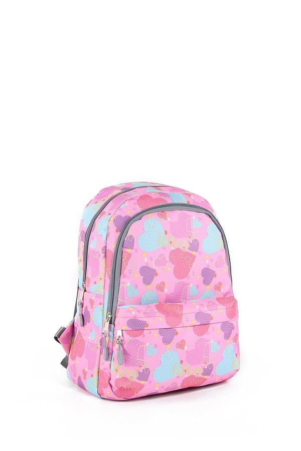 Love pink backpack sales