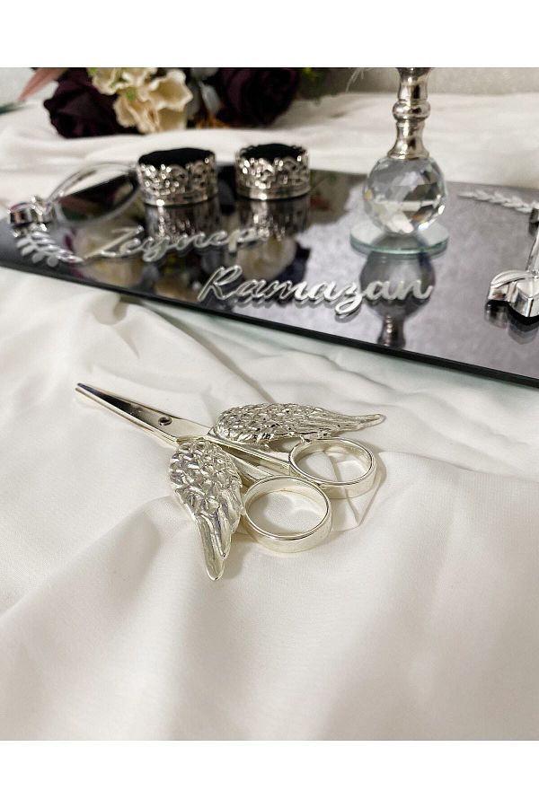 dermethane-Promise Scissors Ribbon Scissors, Promise Engagement Ribbon Cutting Scissors 1