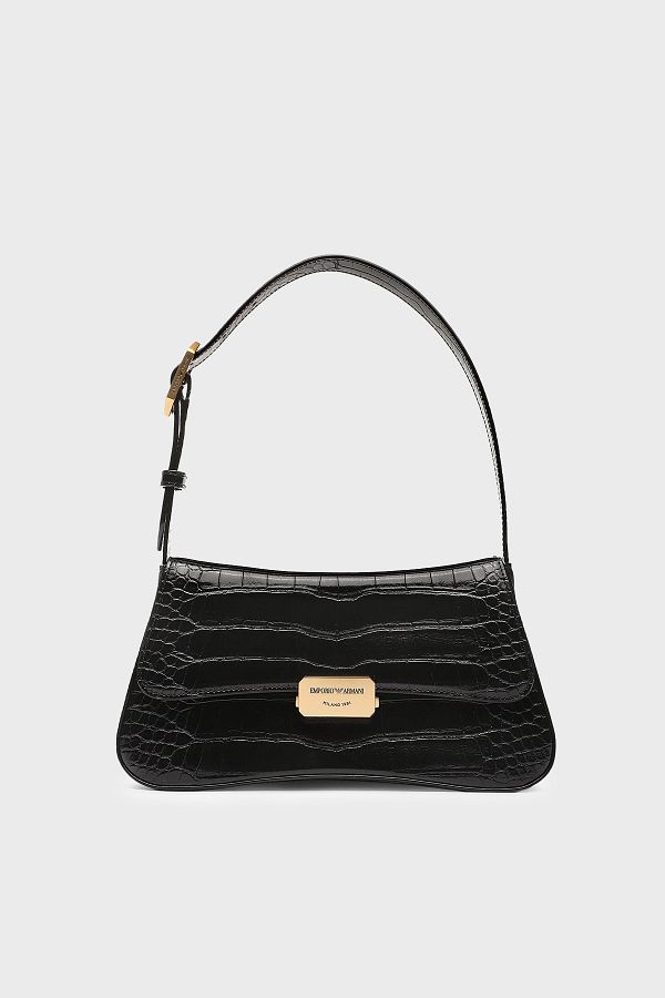 Emporio Armani Crocodile Patterned Bag with Adjustable Strap BAG Y3E226 YFX2D 80001 Trendyol