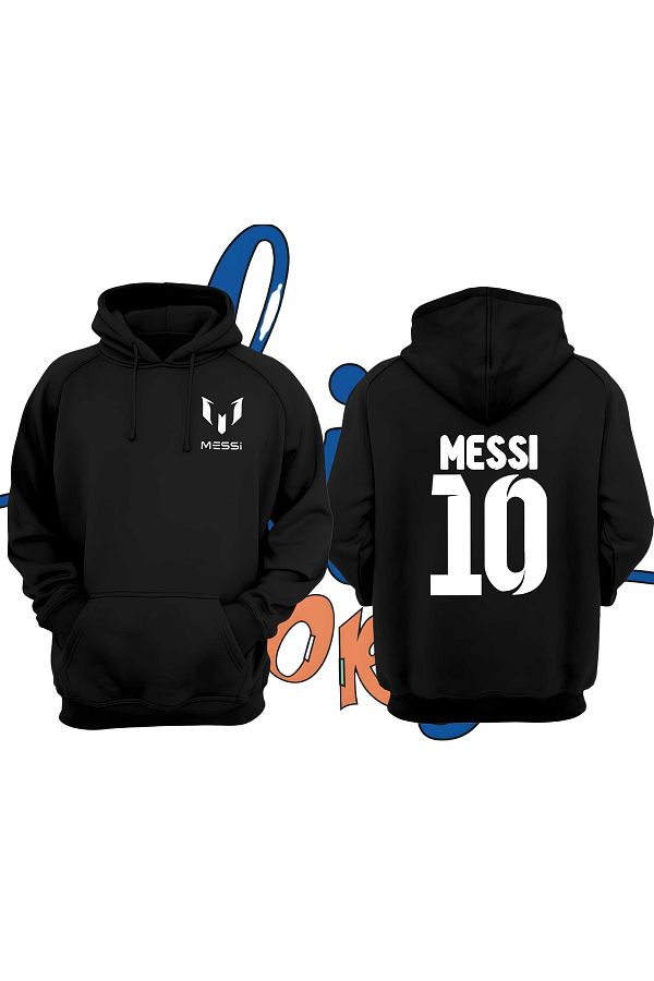 Biy Store Lionel Messi number 10 jersey football printed unisex hooded sweatshirt Trendyol