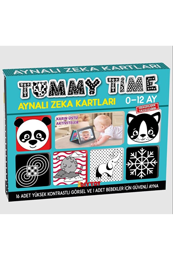 Diytoy Tummy Time Aynalı Zeka Kartları