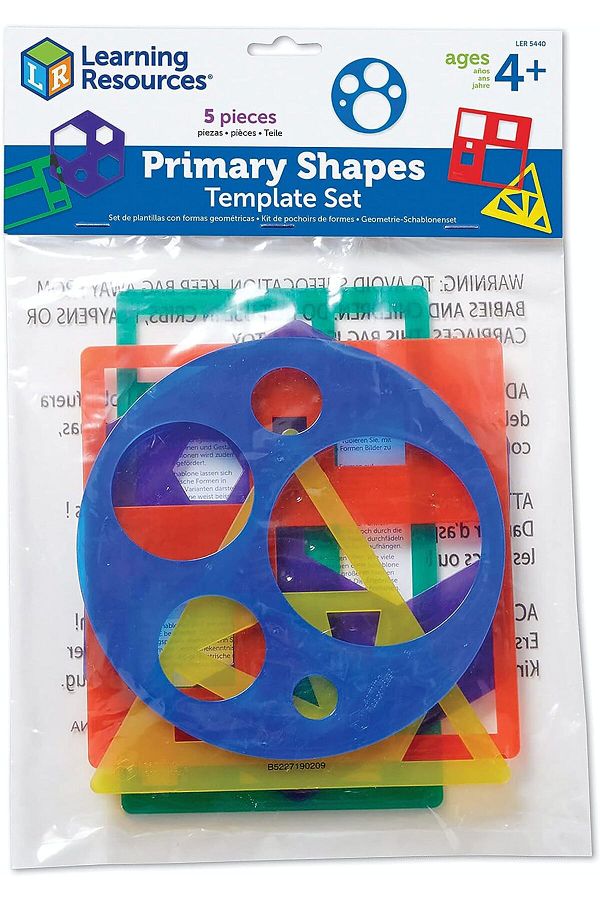 Learning Resources-Basic Shapes Template Set 1