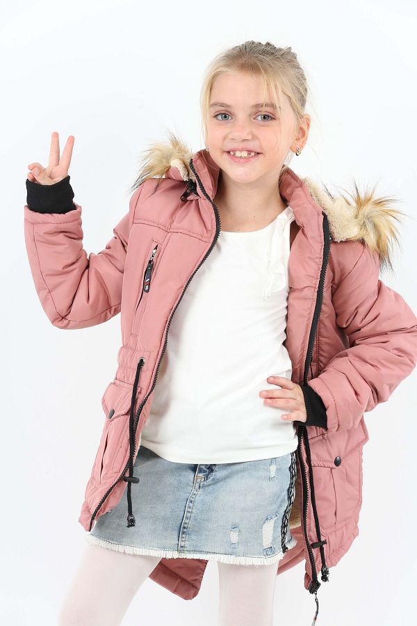 Girls thick winter coat 2025