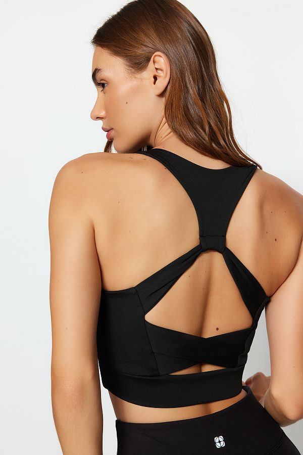 Cross strap sports bra clearance