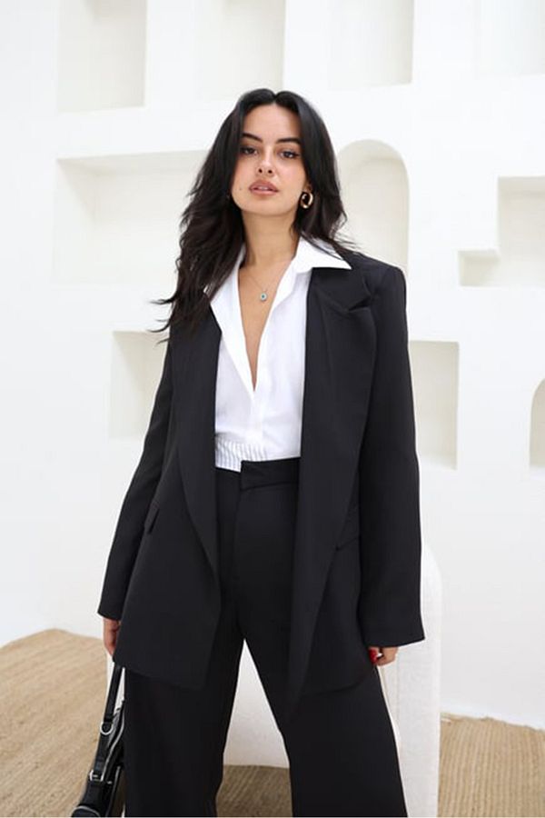 Buttonless blazer new arrivals
