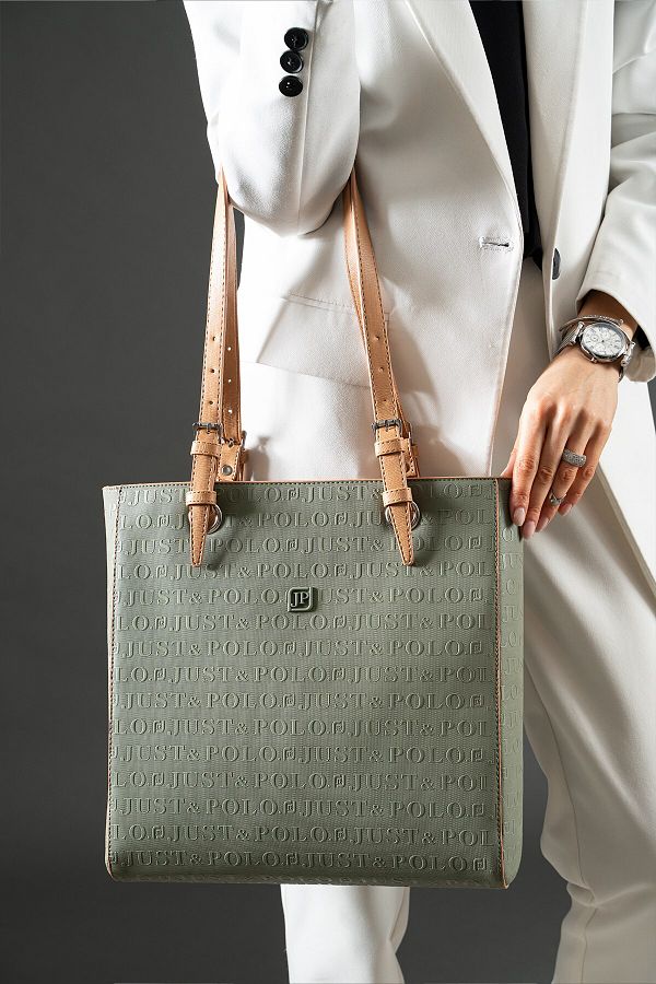 Large tote with compartments clearance
