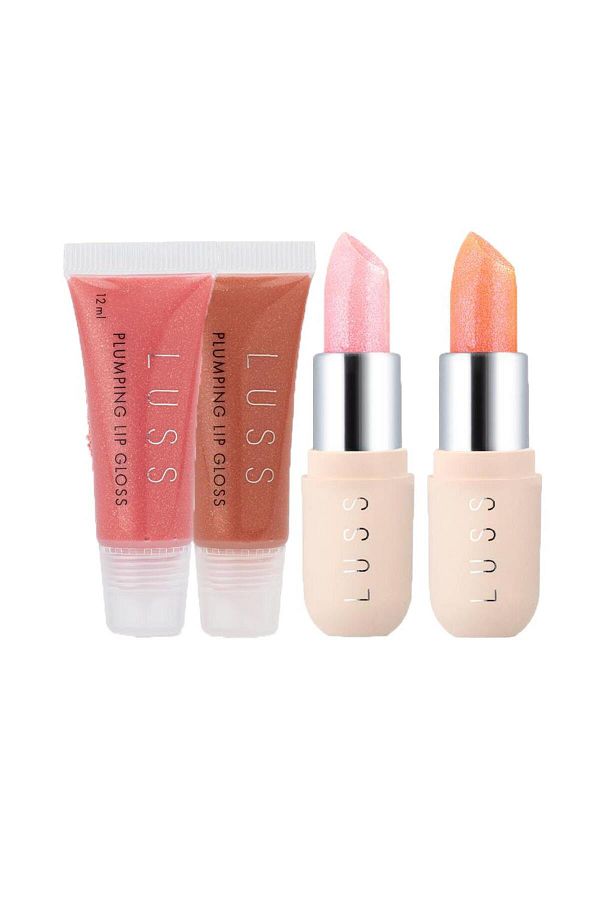 LUSS-Set of 4 Lip Balm No1 No2 and Gloss No7 No8 1