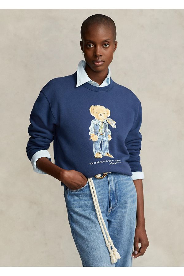 Ralph lauren polo bear crewneck discount