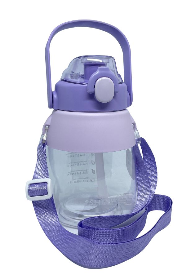 Shotay-1000ml Hanging Flask with Locked Lid and Straw Does Not Cause Smell and Leakage 1