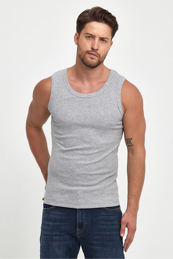 Fitmasterpro-Tank Top Ribbed Halter Neck Undershirt - 3 Different Color Options 1