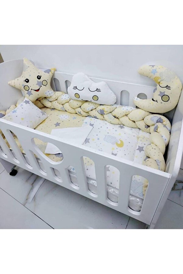 JULYA KİDS 3’lü Örgülü Sarı Uyku Seti