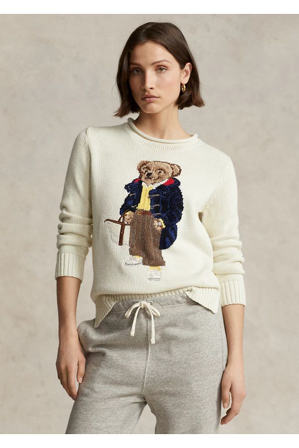 Polo bear cotton jumper shop