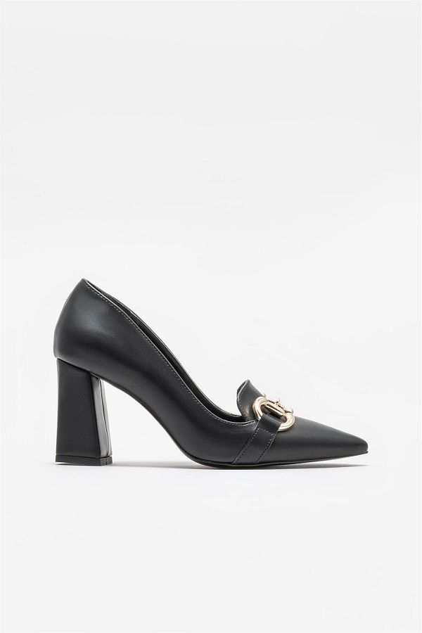 Elle High Heeled Black Women s Shoes Trendyol