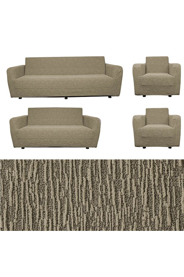 Faiend-Jacquard Plain Pattern Lycra Flexible Washable Sofa Cover 3+2+1+1 Sofa Set Sofa Cover 1