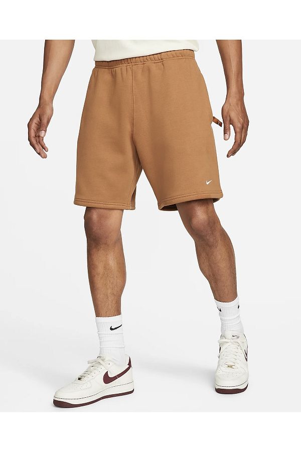 Nike swoosh fleece shorts online