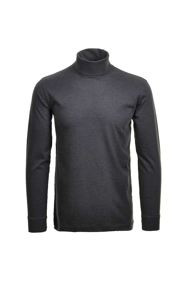Ragman-Herren Rollkragenpullover – Single Jersey Regular Fit, Langarm Basic Rollkragen, einfarbig 1
