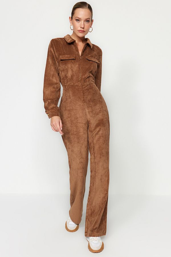 Velvet overall jumpsuit discount