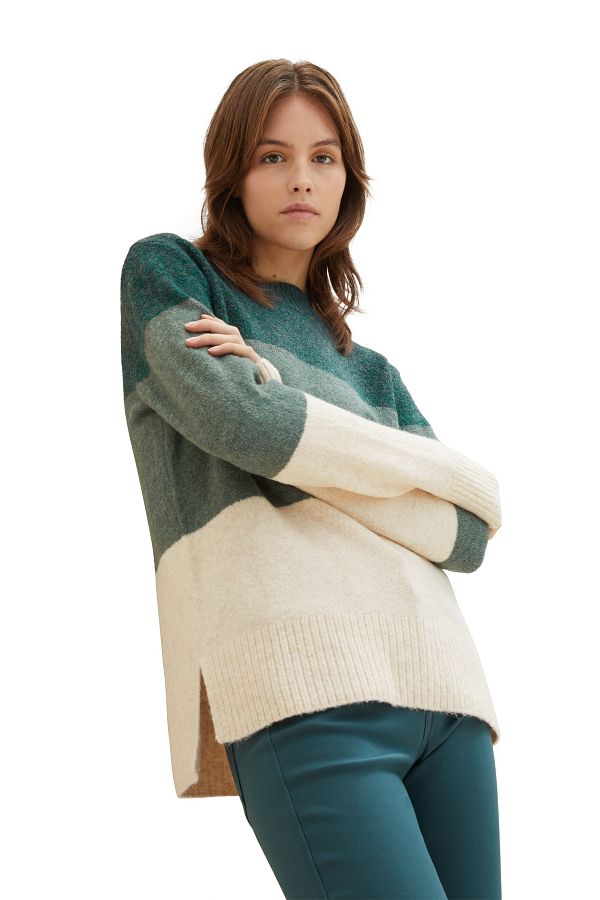 Tom tailor denim sweater on sale