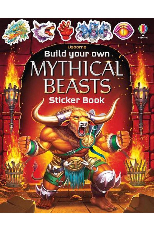 Usborne-Build Your Own Mythical Beasts - Build Your Own Sticker Book 1