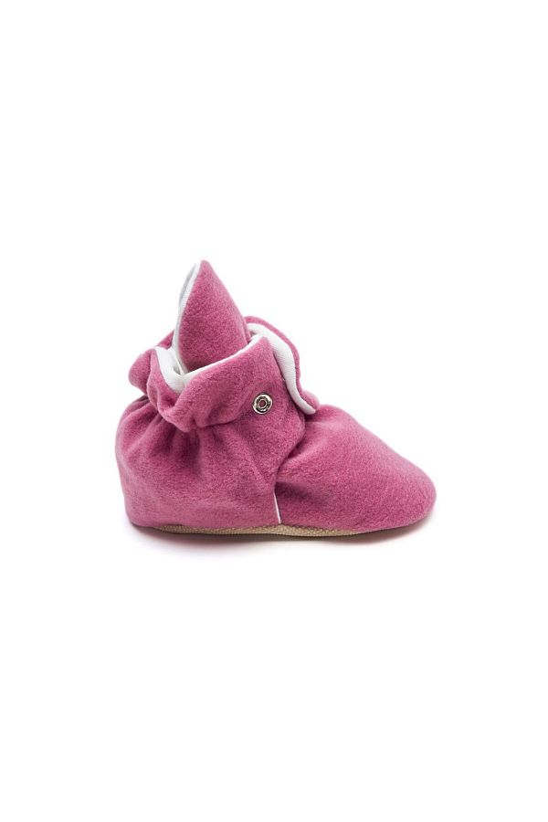 First Step Snap On Anti Slip Sole Booties Baby Anti Slip Sole Snap Booties F 850 ROSE DRIED Pink Trendyol